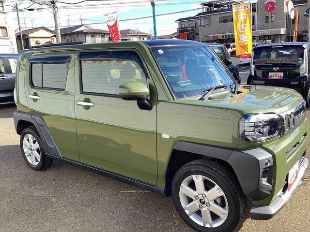 タフトＧ　クロムベンチャーインパネシフト　プッシュスタートスイッチ　電子カードキー　　ディスプレイオーディオ　スタイリッシュガラスルーフ　衝突被害軽減ブレ−キ　レーンキープ　ＡＢＳ（鹿児島県）の中古車