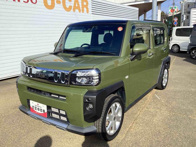 タフトＧ　クロムベンチャーインパネシフト　プッシュスタートスイッチ　電子カードキー　　ディスプレイオーディオ　スタイリッシュガラスルーフ　衝突被害軽減ブレ−キ　レーンキープ　ＡＢＳ（鹿児島県）の中古車