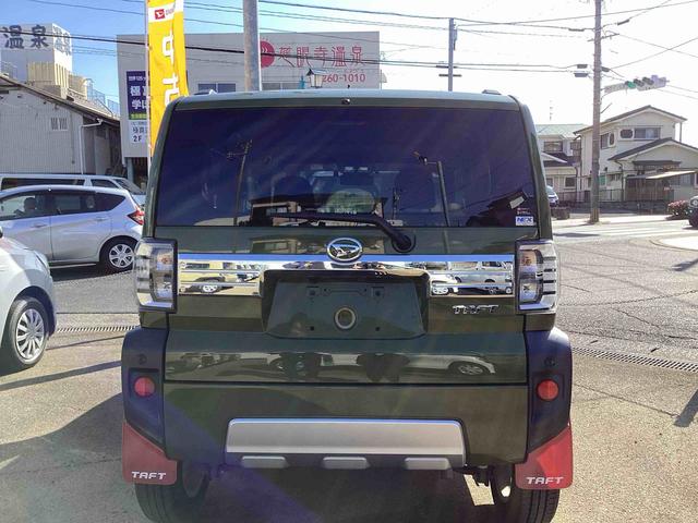 タフトGターボ クロムベンチャーターボ車 インパネシフト プッシュスタートスイッチ 電子カードキー 電動パーキングブレーキ カーナビ バックモニター アルミホイール ガラスルーフ レーンアシスト 衝突軽減ブレーキサポート(鹿児島県)の中古車