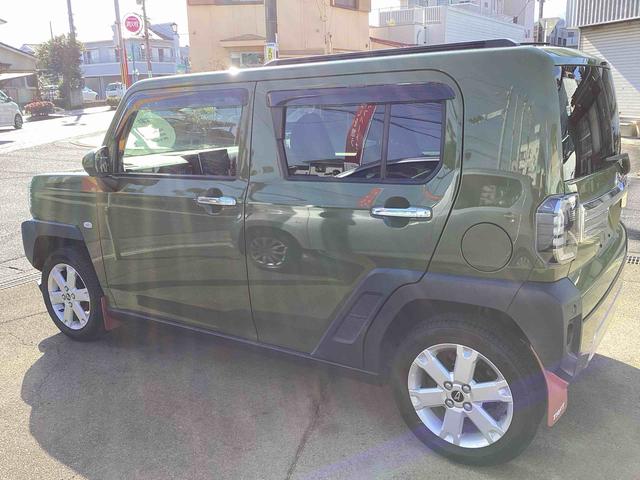 タフトGターボ クロムベンチャーターボ車 インパネシフト プッシュスタートスイッチ 電子カードキー 電動パーキングブレーキ カーナビ バックモニター アルミホイール ガラスルーフ レーンアシスト 衝突軽減ブレーキサポート(鹿児島県)の中古車