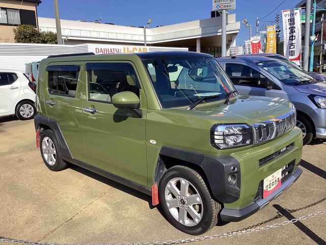 タフトGターボ クロムベンチャーターボ車 インパネシフト プッシュスタートスイッチ 電子カードキー 電動パーキングブレーキ カーナビ バックモニター アルミホイール ガラスルーフ レーンアシスト 衝突軽減ブレーキサポート(鹿児島県)の中古車