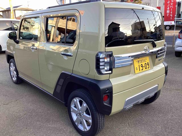 タフトG クロムベンチャーインパネシフト プッシュスタートスイッチ 電子カードキー 電動パーキングブレーキ ディスプレイオーディオ バックモニター 衝突被害軽減システム スタイリッシュガラスルーフ アルミホイール ABS(鹿児島県)の中古車