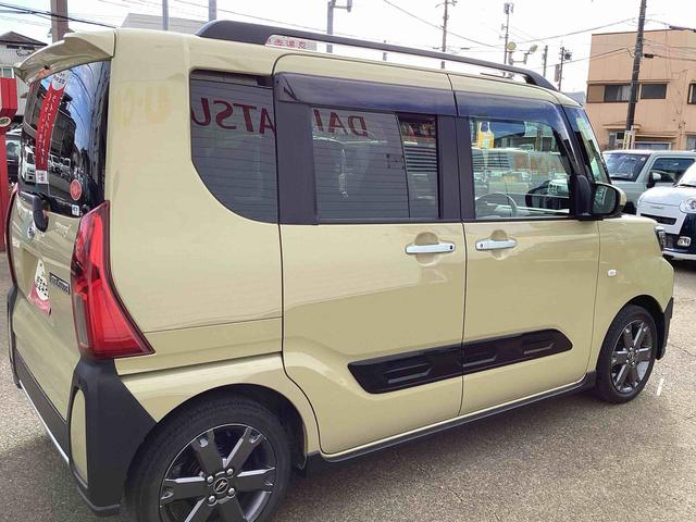 タントファンクロスターボターボエンジン　インパネシフト　プッシュスタートスイッチ　電子カードキー　電動パーキングブレーキ　両側自動スライドドア　車線逸脱警報　ＡＢＳ　オートマチックハイビーム（鹿児島県）の中古車