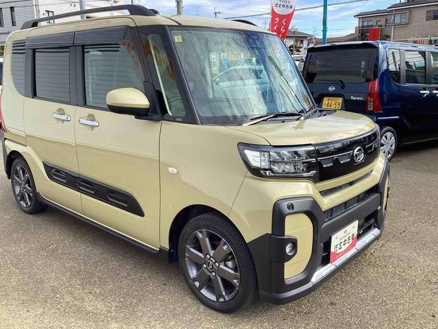 タントファンクロスターボターボエンジン　インパネシフト　プッシュスタートスイッチ　電子カードキー　電動パーキングブレーキ　両側自動スライドドア　車線逸脱警報　ＡＢＳ　オートマチックハイビーム（鹿児島県）の中古車