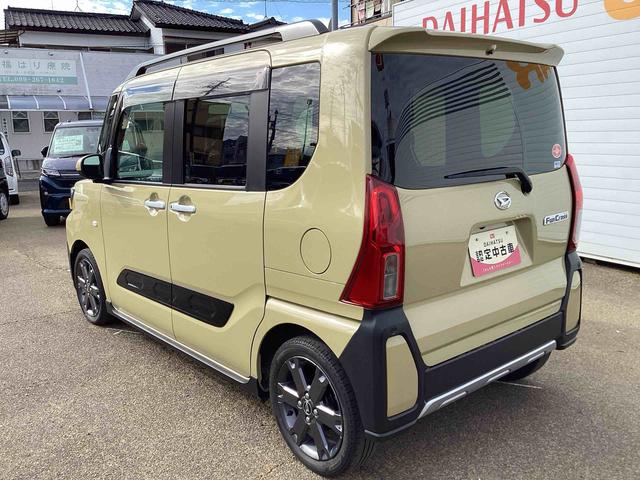 タントファンクロスターボターボエンジン　インパネシフト　プッシュスタートスイッチ　電子カードキー　電動パーキングブレーキ　両側自動スライドドア　車線逸脱警報　ＡＢＳ　オートマチックハイビーム（鹿児島県）の中古車