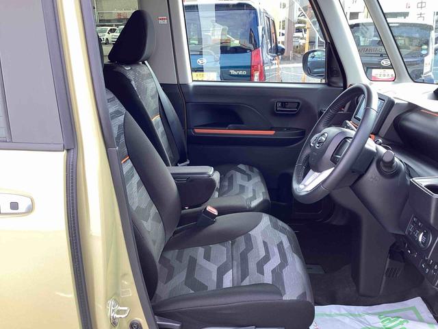 タントファンクロスターボターボエンジン　インパネシフト　プッシュスタートスイッチ　電子カードキー　電動パーキングブレーキ　両側自動スライドドア　車線逸脱警報　ＡＢＳ　オートマチックハイビーム（鹿児島県）の中古車