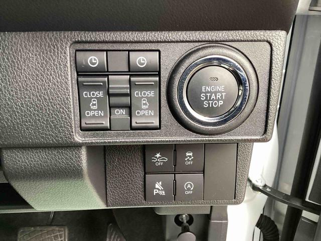 ムーヴキャンバスストライプスGインパネシフト プッシュスタートスイッチ 電子カードキー 電動パーキングブレーキ Wパワースライドドア 前後誤発進抑制 車線逸脱警告 オートハイビーム ABS(鹿児島県)の中古車