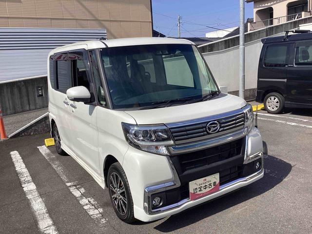 タントカスタムX トップエディションVS SAIIIインパネシフト プッシュスタートスイッチ 電子カードキー 電動スライドドア レーンアシスト 衝突軽減B アルミホイール ABS(鹿児島県)の中古車