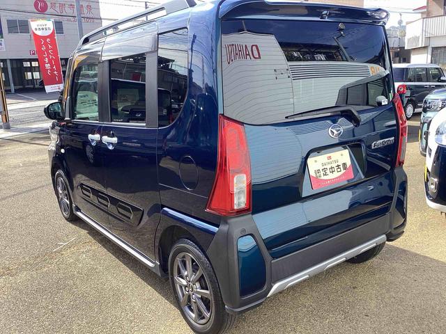 タントファンクロスインパネシフト　プッシュスタートスイッチ　電子カードキー　電動パーキングブレーキ　カーナビ　バックモニター　両側オートスライドドア　レーンキープアシスト　アルミホイール　ＡＢＳ（鹿児島県）の中古車