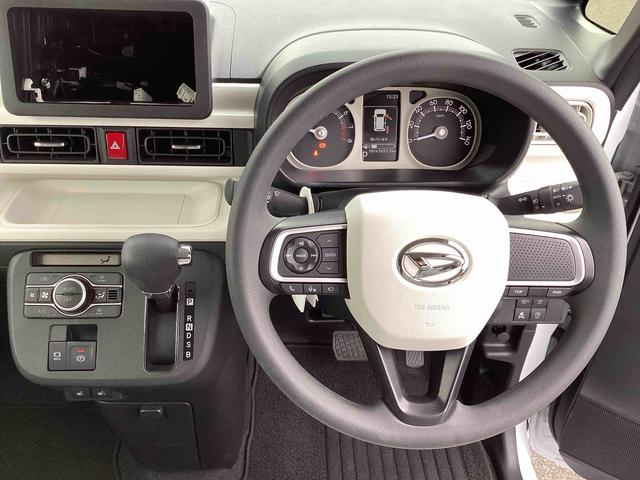 ムーヴキャンバスストライプスＧインパネシフト　プッシュスタートスイッチ　電子カードキー　電動パーキングブレーキ　シートヒーター　衝突被害軽減　車線逸脱　オートハイビーム　両側パワースライドドア　ＡＢＳ（鹿児島県）の中古車