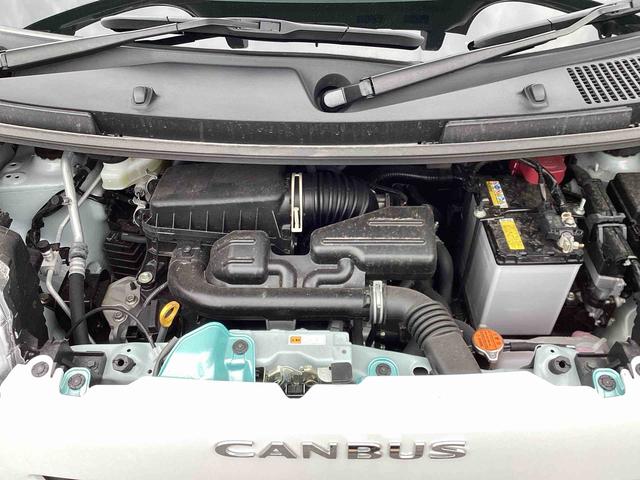 ムーヴキャンバスストライプスＧインパネシフト　プッシュスタートスイッチ　電子カードキー　電動パーキングブレーキ　シートヒーター　衝突被害軽減　車線逸脱　オートハイビーム　両側パワースライドドア　ＡＢＳ（鹿児島県）の中古車