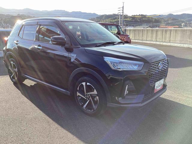 ロッキープレミアムG HEVフロアCVT車 車線逸脱防止 オートLED アルミホイール ディスプレイオーディオ バックモニター ABS 衝突回避支援 運転席助手席エアバック(鹿児島県)の中古車