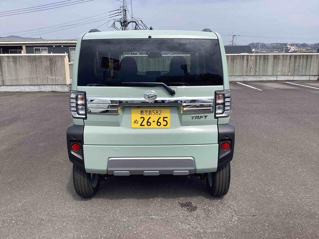 タフトＧ　クロムベンチャーインパネシフト　プッシュスタートスイッチ　電子カードキー　電動パーキングブレーキ　カーナビ　シートヒーター　パノラマガラスルーフ　誤発進抑制装置　レーンキープアシスト　オートハイビーム　アルミホイール（鹿児島県）の中古車