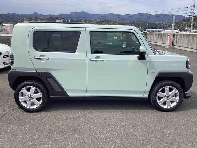 タフトＧ　クロムベンチャーインパネシフト　プッシュスタートスイッチ　電子カードキー　電動パーキングブレーキ　カーナビ　シートヒーター　パノラマガラスルーフ　誤発進抑制装置　レーンキープアシスト　オートハイビーム　アルミホイール（鹿児島県）の中古車