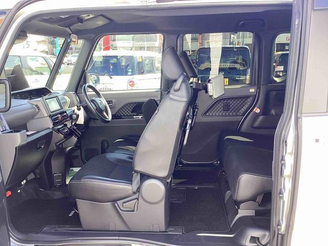 タントカスタムＲＳセレクションターボ車　インパネシフト　プッシュスタートスイッチ　電子カードキー　カーナビ　バックモニター　車線逸脱警報装置　ＥＴＣ　両側パワ−スライドドア　軽減ブレーキ　ＡＢＳ　アルミホイール　ハイビームアシスト（鹿児島県）の中古車