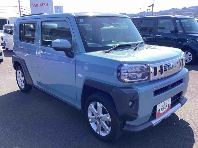 タフトＧ　クロムベンチャーインパネシフト　プッシュスタートスイッチ　電子カードキー　電動パーキングブレーキ　ディスプレイオーディオ　バックモニター　レーンキープアシスト　オートハイビーム　アルミホイール　パノラマガラスルーフ（鹿児島県）の中古車