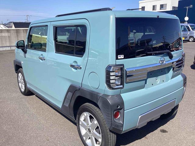 タフトＧ　クロムベンチャーインパネシフト　プッシュスタートスイッチ　電子カードキー　電動パーキングブレーキ　ディスプレイオーディオ　バックモニター　レーンキープアシスト　オートハイビーム　アルミホイール　パノラマガラスルーフ（鹿児島県）の中古車