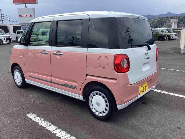 ムーヴキャンバスストライプスＧインパネシフト　プッシュスタートスイッチ　電子カードキー　電動パーキングブレーキ　カーナビ　両側パワースライドドア　ドラレコ　衝突被害軽減　車線逸脱　オートハイビーム　ＡＢＳ（鹿児島県）の中古車