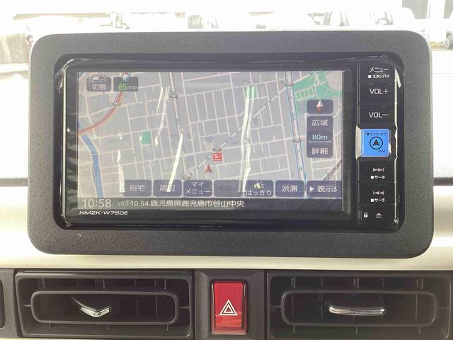 ムーヴキャンバスストライプスＧインパネシフト　プッシュスタートスイッチ　電子カードキー　電動パーキングブレーキ　カーナビ　両側パワースライドドア　ドラレコ　衝突被害軽減　車線逸脱　オートハイビーム　ＡＢＳ（鹿児島県）の中古車