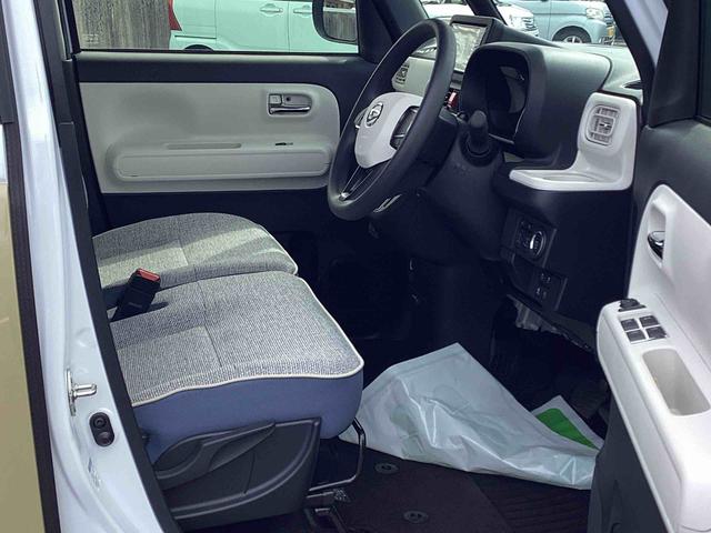 ムーヴキャンバスストライプスＧインパネシフト　プッシュスタートスイッチ　電子カードキー　電動パーキングブレーキ　カーナビ　両側電動スライドドア　衝突被害軽減　車線逸脱　ＡＢＳ　オートハイビーム（鹿児島県）の中古車