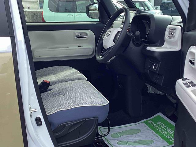 ムーヴキャンバスストライプスＧインパネシフト　プッシュスタートスイッチ　電子カードキー　電動パーキングブレーキ　カーナビ　両側電動スライドドア　衝突被害軽減　車線逸脱　ＡＢＳ　オートハイビーム（鹿児島県）の中古車