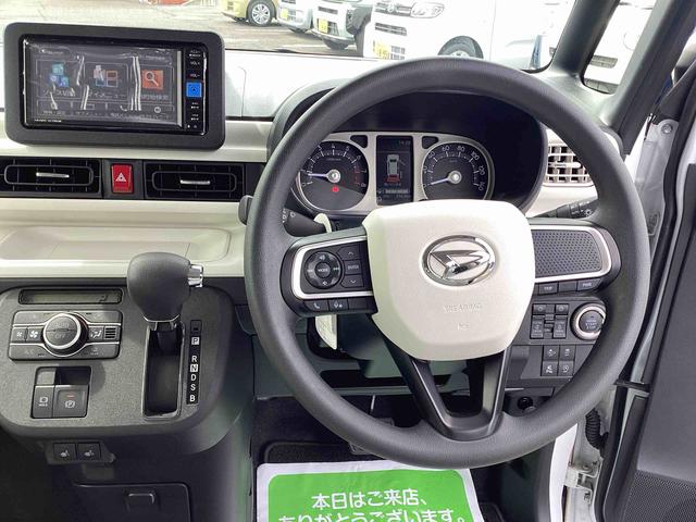 ムーヴキャンバスストライプスＧインパネシフト　プッシュスタートスイッチ　電子カードキー　電動パーキングブレーキ　カーナビ　両側電動スライドドア　衝突被害軽減　車線逸脱　ＡＢＳ　オートハイビーム（鹿児島県）の中古車