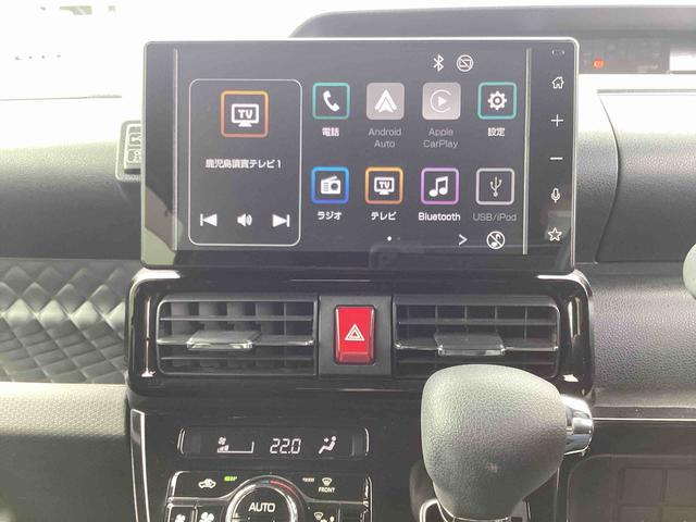 タントカスタムXインパネシフト プッシュスタートスイッチ 電子カードキー ディスプレイオーディオ 両側電動スライドドア シートヒーター ETC車載器 ドラレコ アルミホイール ABS(鹿児島県)の中古車