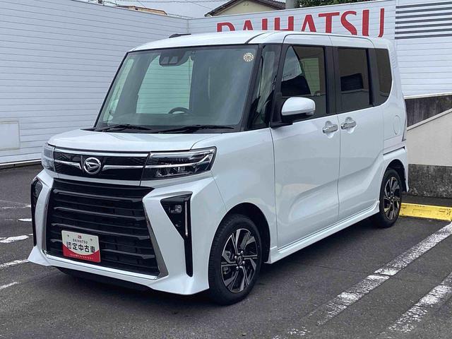 タントカスタムXインパネシフト プッシュスタートスイッチ 電子カードキー 電動パーキングブレーキ カーナビ 衝突軽減ブレーキサポート レーンアシスト オートマチックハイビーム ABS付(鹿児島県)の中古車