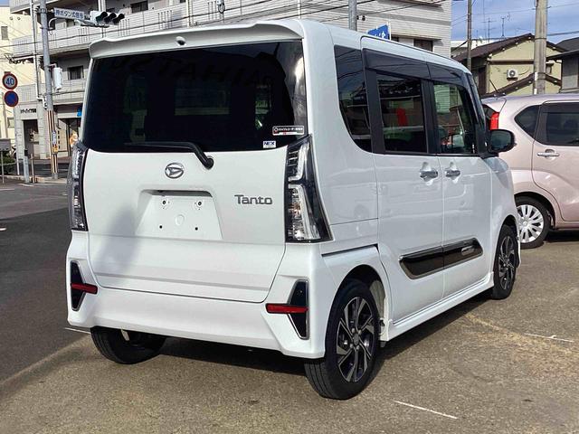 タントカスタムＸインパネシフト　プッシュスタートスイッチ　電子カードキー　両側電動スライドドア　カーナビ　バックモニター（パノラマモニター）　レーンキープ　衝突被害軽減システム　オートハイビーム　アルミホイール（鹿児島県）の中古車