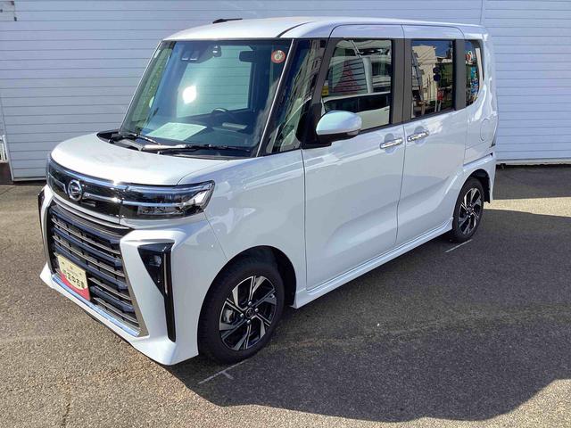 タントカスタムXインパネシフト プッシュスタートスイッチ 電子カードキー 電動パーキングブレーキ 衝突回避支援ブレーキ機能 レーンアシスト アルミホイール ABS(鹿児島県)の中古車