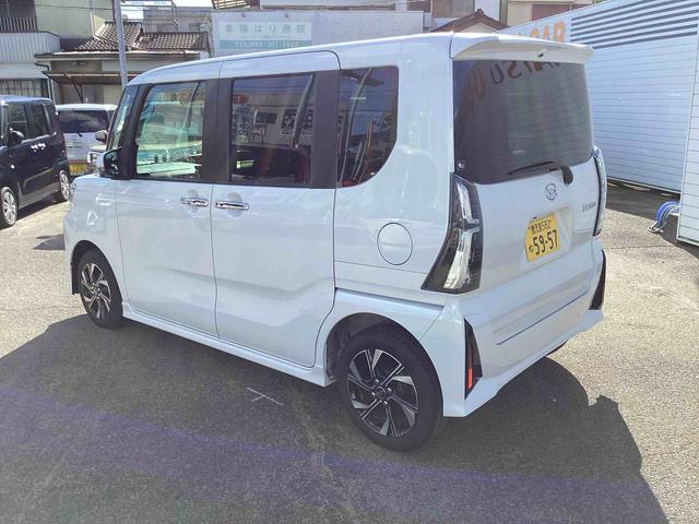 タントカスタムXインパネシフト プッシュスタートスイッチ 電子カードキー 電動パーキングブレーキ 衝突回避支援ブレーキ機能 レーンアシスト アルミホイール ABS(鹿児島県)の中古車