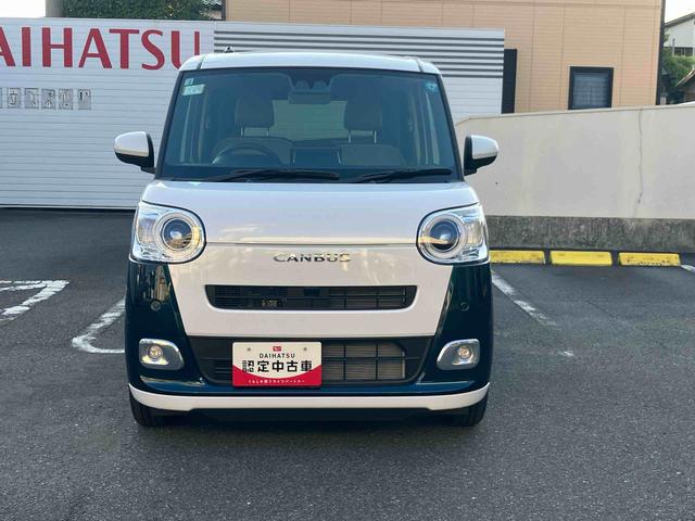 ムーヴキャンバス 中古車 ストライプスＧ★ボディコーティング　（ガードコスメ施工）★　　インパネシフト　プッシュスタートスイッチ　電動パーキングブレーキ　ディスプレイオーディオ　衝突被害軽減装置　ハイビームアシスト　レーンキープアシスト