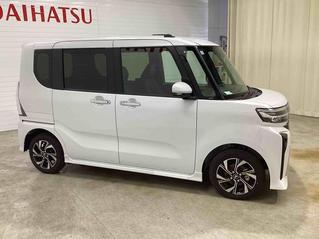 タントカスタムＸインパネシフト　プッシュスタートスイッチ　電子カードキー　電動パーキングブレーキ　フォグランプ　両側パワースライドドア　アルミホイール　衝突軽減ブレーキ　車線逸脱防止　ＡＢＳ（鹿児島県）の中古車