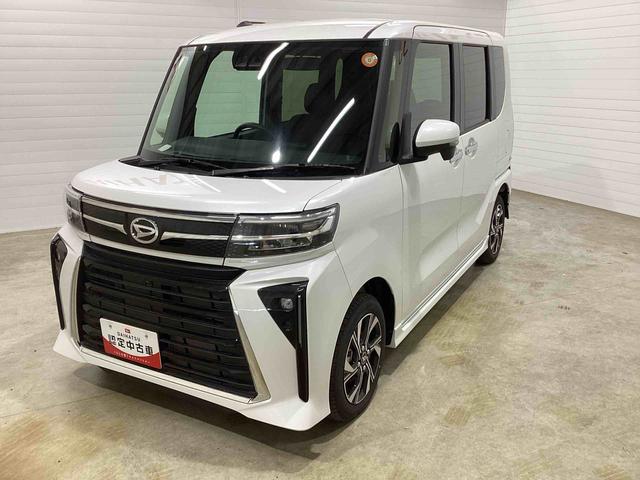 タントカスタムＸインパネシフト　プッシュスタートスイッチ　電子カードキー　電動パーキングブレーキ　フォグランプ　両側パワースライドドア　アルミホイール　衝突軽減ブレーキ　車線逸脱防止　ＡＢＳ（鹿児島県）の中古車