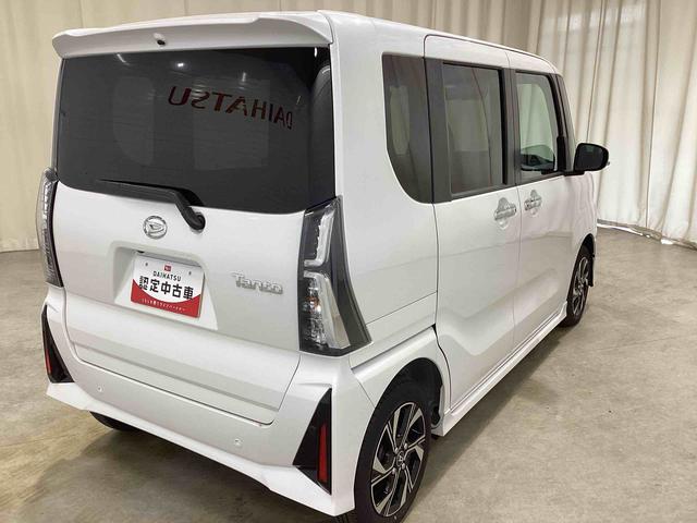 タントカスタムＸインパネシフト　プッシュスタートスイッチ　電子カードキー　電動パーキングブレーキ　フォグランプ　両側パワースライドドア　アルミホイール　衝突軽減ブレーキ　車線逸脱防止　ＡＢＳ（鹿児島県）の中古車