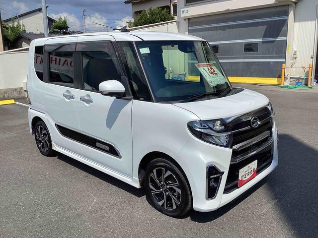 タントカスタムＸスタイルセレクションインパネシフト　プッシュスタートスイッチ　電子カードキー　カーナビ　バックモニター　ブレーキサポート　レーンキープ　オートハイビーム　ＡＢＳ　アルミホイール　ＥＴＣ　ドラレコ（鹿児島県）の中古車