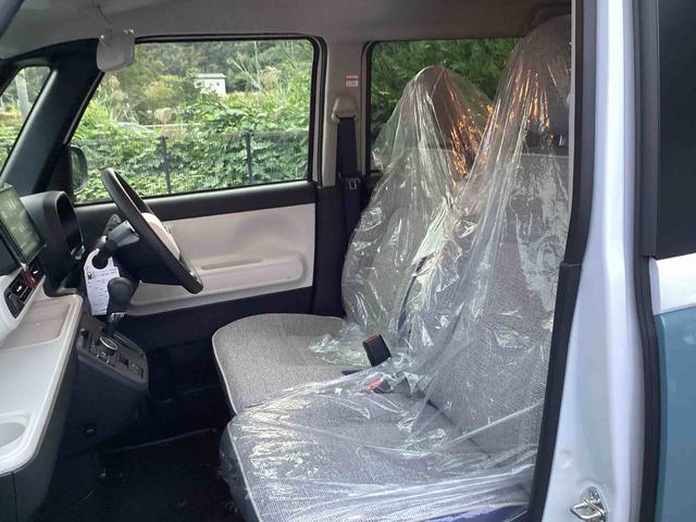 ムーヴキャンバスストライプスGインパネシフト プッシュスタートスイッチ 電子カードキー 電動パーキングブレーキ 電動スライドドア 車線逸脱警報 オートハイビーム ABS(鹿児島県)の中古車