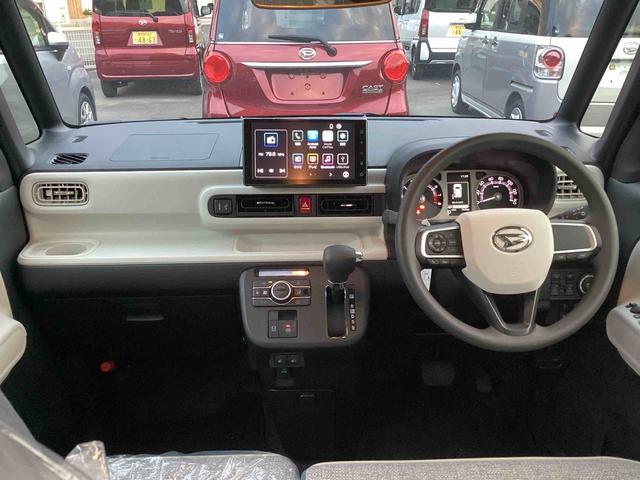 ムーヴキャンバスストライプスGインパネシフト プッシュスタートスイッチ 電子カードキー 電動パーキングブレーキ 電動スライドドア 車線逸脱警報 オートハイビーム ABS(鹿児島県)の中古車