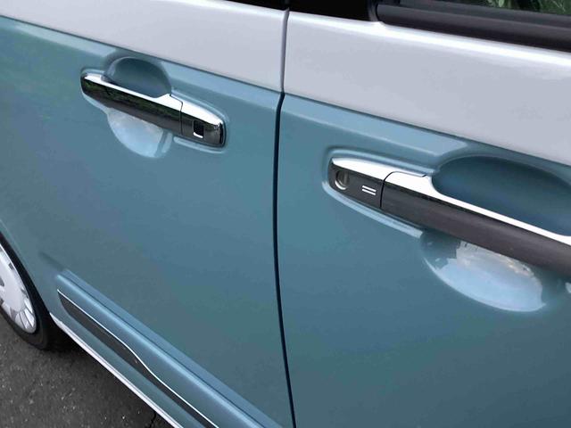 ムーヴキャンバスストライプスGインパネシフト プッシュスタートスイッチ 電子カードキー 電動パーキングブレーキ 電動スライドドア 車線逸脱警報 オートハイビーム ABS(鹿児島県)の中古車