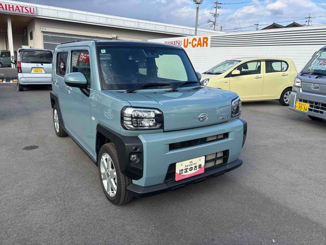 タフトＧインパネシフト　プッシュスタートスイッチ　電子カードキー　電動パーキングブレーキ　カーナビ　衝突回避システム　レーンキープアシスト　オートマチックハイビーム　ガラスサンル−フ　ＡＢＳ　アルミホイール（鹿児島県）の中古車