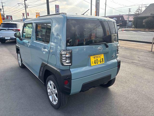 タフトＧインパネシフト　プッシュスタートスイッチ　電子カードキー　電動パーキングブレーキ　カーナビ　衝突回避システム　レーンキープアシスト　オートマチックハイビーム　ガラスサンル−フ　ＡＢＳ　アルミホイール（鹿児島県）の中古車