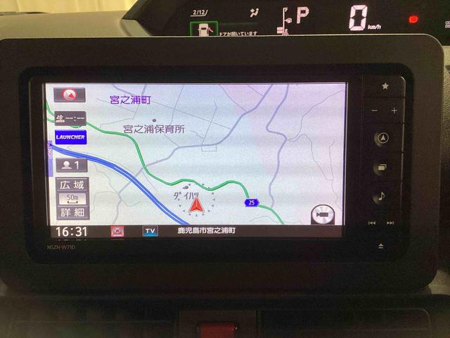 タントＸインパネシフト　プッシュスタートスイッチ　電子カードキー　カーナビ　バックモニター　衝突軽減ブレーキサポート　ＡＴハイビーム　ＡＢＳ（鹿児島県）の中古車