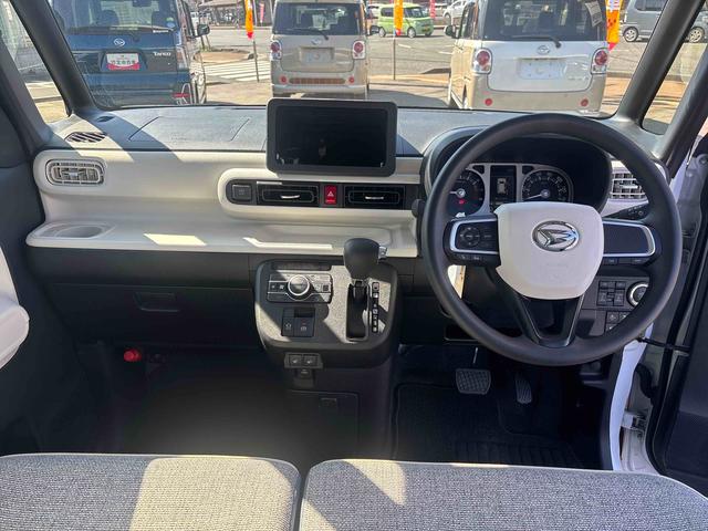 ムーヴキャンバスストライプスＧインパネシフト　プッシュスタートスイッチ　電子カードキー　電動パーキングブレーキ　両側電動スライドドア　前後誤発進抑制　車線逸脱警告　オートハイビーム　ＡＢＳ（鹿児島県）の中古車