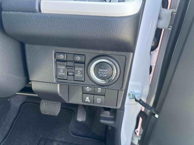 ムーヴキャンバスストライプスＧインパネシフト　プッシュスタートスイッチ　電子カードキー　電動パーキングブレーキ　両側電動スライドドア　前後誤発進抑制　車線逸脱警告　オートハイビーム　ＡＢＳ（鹿児島県）の中古車