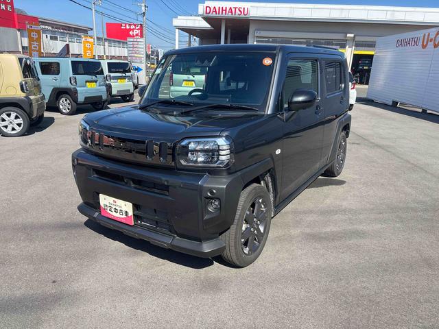 タフトＧターボ　ダーククロムベンチャーターボ車　インパネシフト　プッシュスタートスイッチ　電子カードキー　電動パーキングブレーキ　ディスプレイオーディオ　追突被害軽減ブレーキ　車線逸脱警告　オートマチックハイビーム　ＡＢＳ　ガラスルーフ（鹿児島県）の中古車