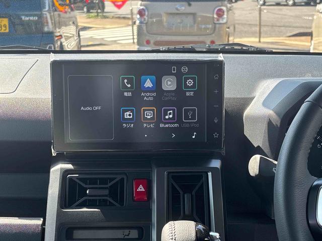 タフトＧターボ　ダーククロムベンチャーターボ車　インパネシフト　プッシュスタートスイッチ　電子カードキー　電動パーキングブレーキ　ディスプレイオーディオ　追突被害軽減ブレーキ　車線逸脱警告　オートマチックハイビーム　ＡＢＳ　ガラスルーフ（鹿児島県）の中古車