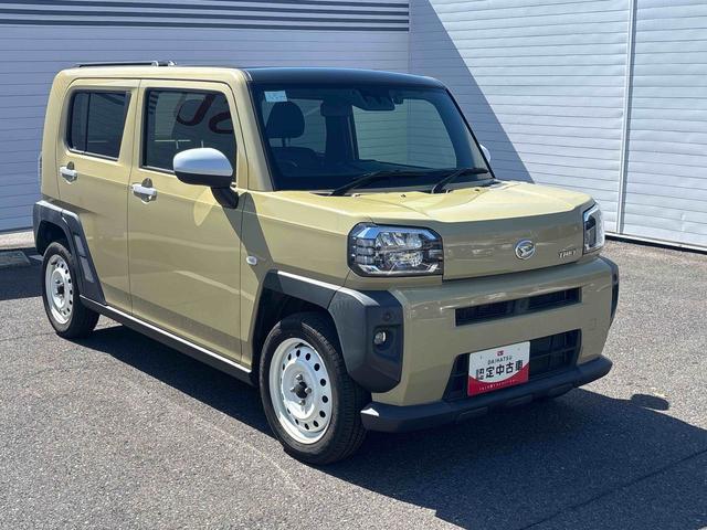 タフトGインパネシフト プッシュスタートスイッチ 電子カードキー 電動パーキングブレーキ カーナビ 車線逸脱防止 スタイリッシュガラスルーフ オートマチックハイビーム ABS(鹿児島県)の中古車