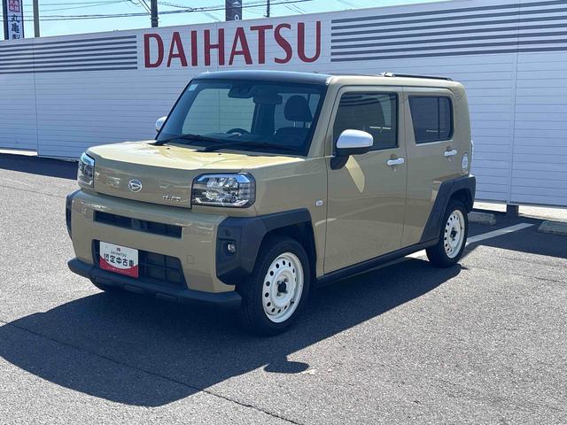 タフトGインパネシフト プッシュスタートスイッチ 電子カードキー 電動パーキングブレーキ カーナビ 車線逸脱防止 スタイリッシュガラスルーフ オートマチックハイビーム ABS(鹿児島県)の中古車