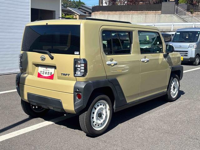 タフトGインパネシフト プッシュスタートスイッチ 電子カードキー 電動パーキングブレーキ カーナビ 車線逸脱防止 スタイリッシュガラスルーフ オートマチックハイビーム ABS(鹿児島県)の中古車