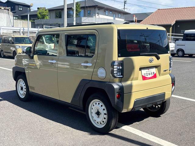 タフトGインパネシフト プッシュスタートスイッチ 電子カードキー 電動パーキングブレーキ カーナビ 車線逸脱防止 スタイリッシュガラスルーフ オートマチックハイビーム ABS(鹿児島県)の中古車